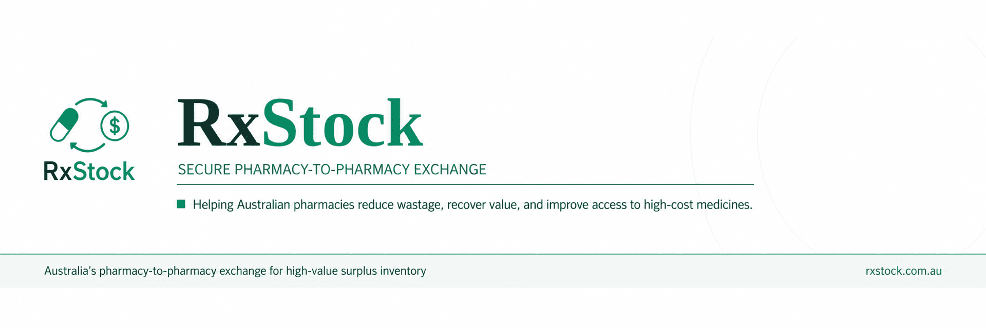 RxStock — pharmacy-to-pharmacy exchange